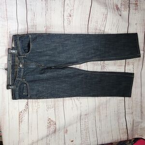 Buffalo straight stretch men's dark blue jeans